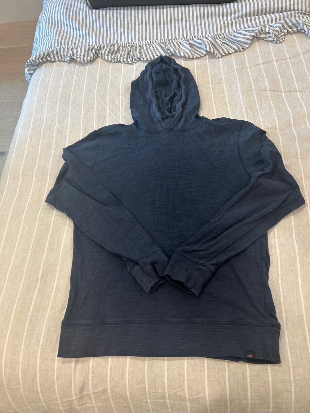 Faherty Dark Navy Lightweight Hoodie